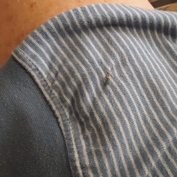 IZOD MENS STRIPED  LS knit pullover  M - Picture 6 of 6